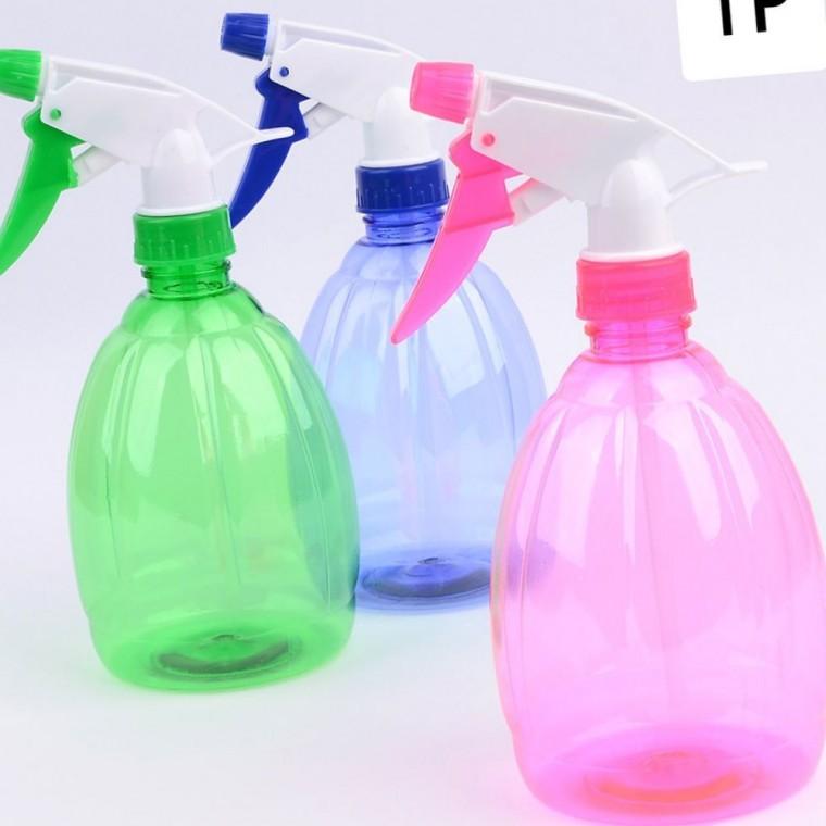 투명 컬러 분무기 500ml 원예 세정 물주기 화분 스프레이 분사통