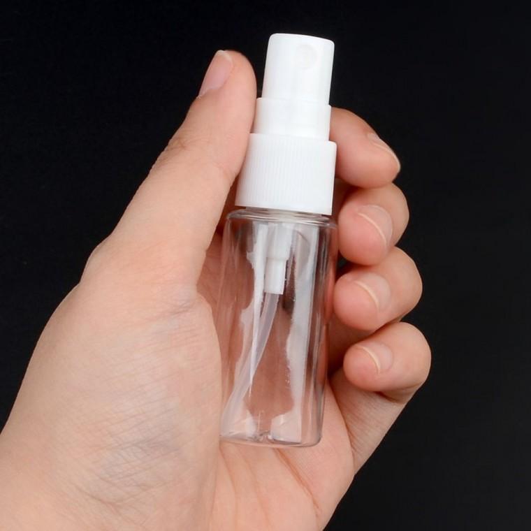 향수공병 15ml 휴대용 미스트 분무기 투명 화장수 토너 정량 분사 미용