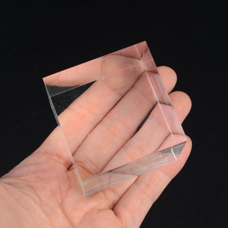 정육면체 투명 아크릴 스틱 무대 50mm 큐브 디스플레이 받침대 전시 스탠드 제품진열대