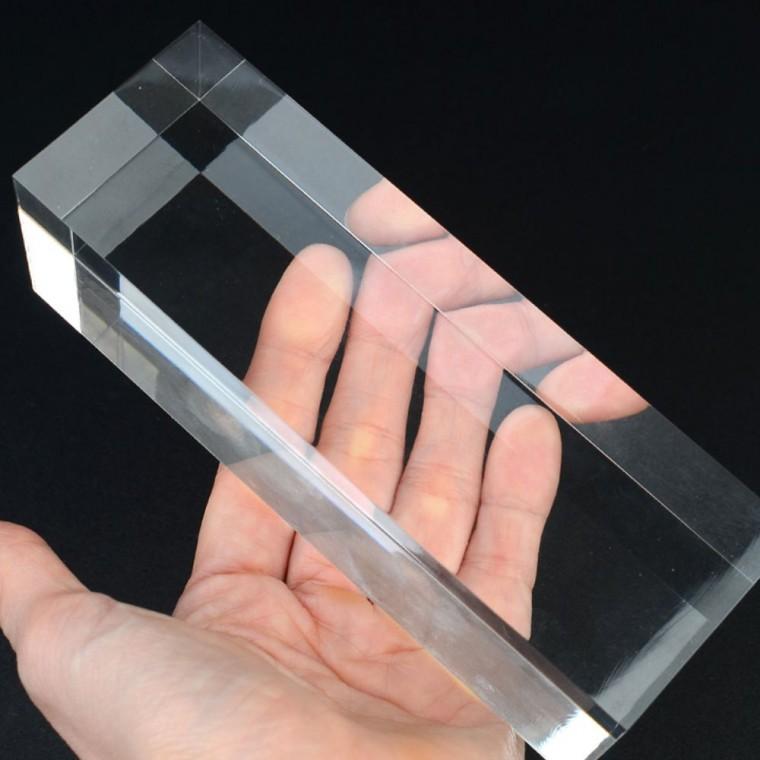 아크릴진열대 대형 큐브 투명 아크릴 스틱 무대 150mm 정육면체 디스플레이 받침