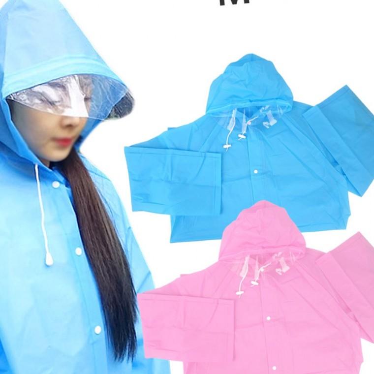 우비 고급 두꺼운 방수 레인코트 m l xl 작업복 낚시 등산 비옷