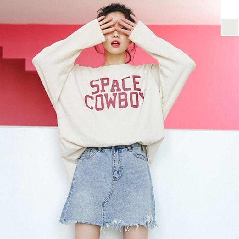 여자 기본 레터링 트렌드 긴팔 면티 데일리 봄가을 맨 봄가을 간절기맨투맨 라운드넥맨투맨 데일리맨투맨