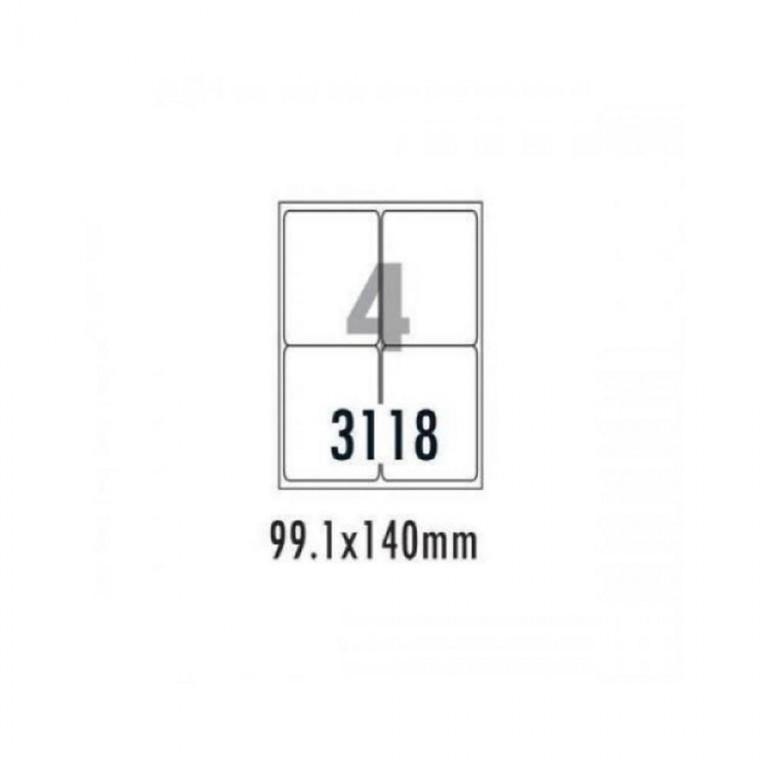 루미나D 물류관리용라벨 ls-3118 100매 4칸