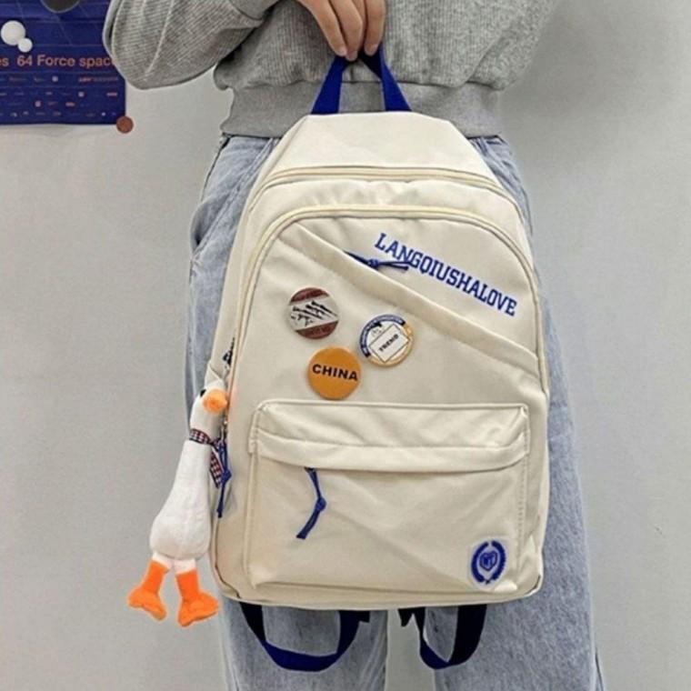 인기 학교 가방 남녀공용 데일리 백팩 책가방