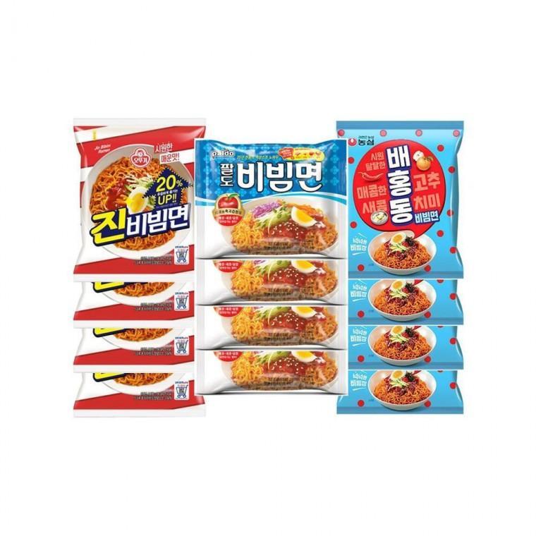 루미나D 12봉 비빔면 배홍동 봉지 3종세트
