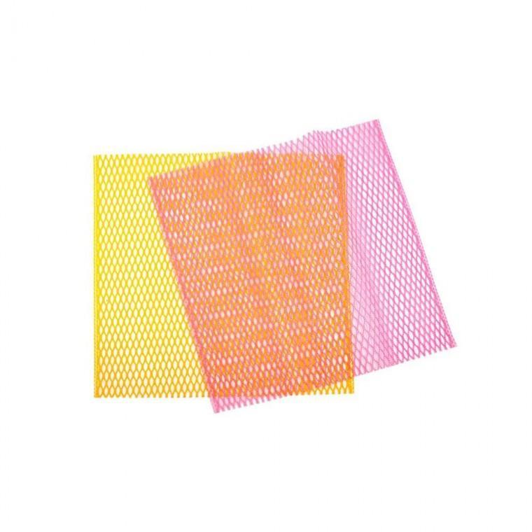 루미나D kp 칼라 망사수세미 벌크 1장 30x30cm 색상랜덤