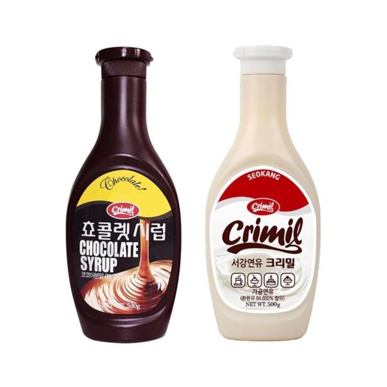 루미나D 초코시럽 서강 530g+연유 500g