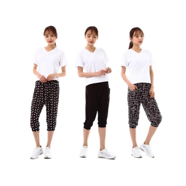 루미나D 7부 여름 아이스쿨바지 쿨팬츠 트레이닝 작업복 잠옷