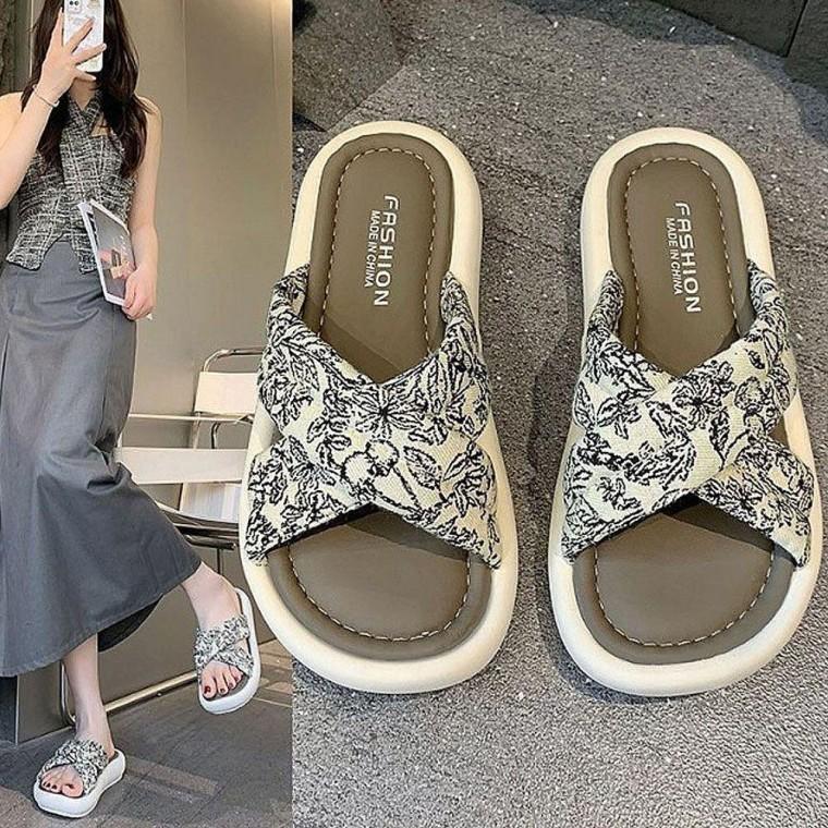 데일리 실내슈즈 쿠션 여름 발편한 슬리퍼 실내화 여성