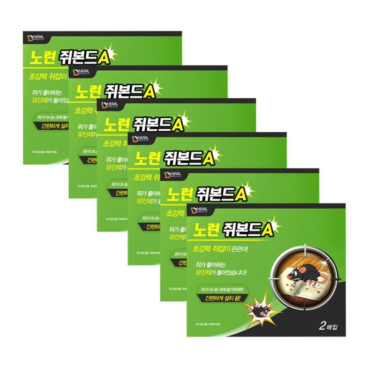 노런 쥐본드A 12매입