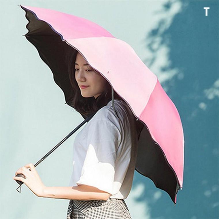 벚꽃이 비를맞으면 피어나는3단우산 글로벌티엔티 잡화 용품 벚꽃우산