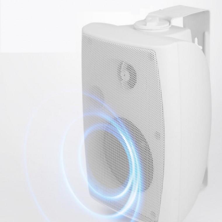 실외용 패시브 북쉘프 매장 실내 스피커 20W 화이트