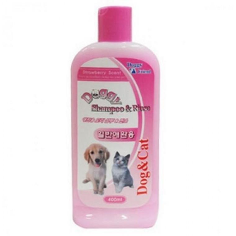 도기 강아지 샴푸 린스 올인원 목욕 애견 샴푸 400ML