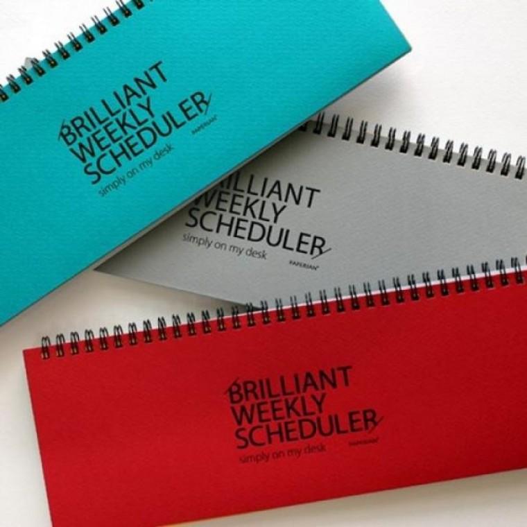 Brilliant weekly scheduler