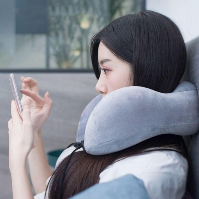 차량용품 여행용 메모리폼 차량 목쿠션 베개 쿠션