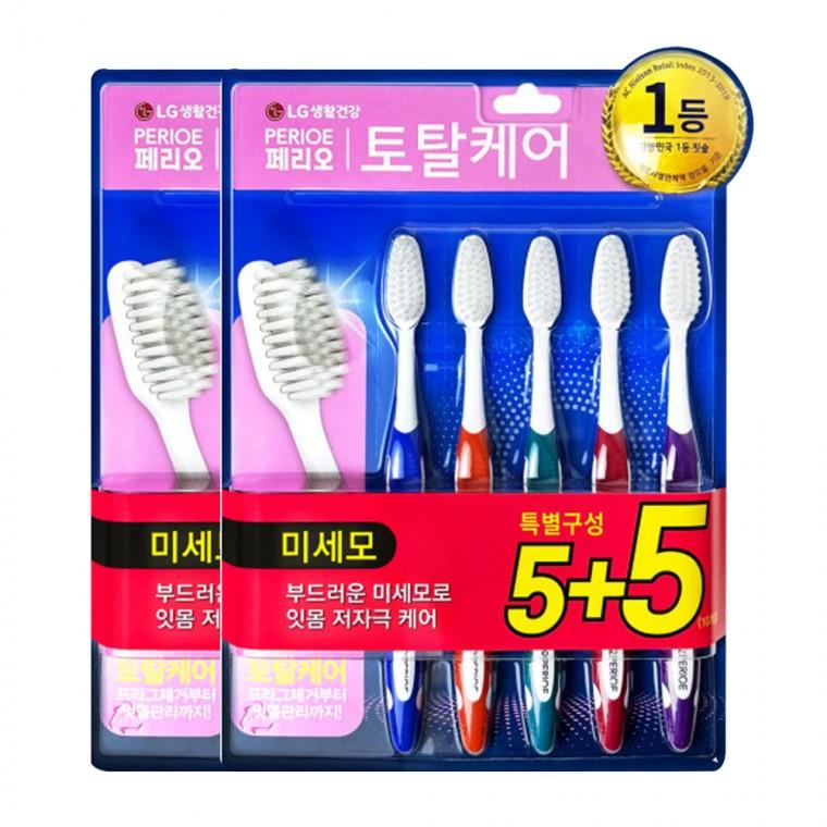 [도매포유]페리오 토탈케어 칫솔 10P 미세모