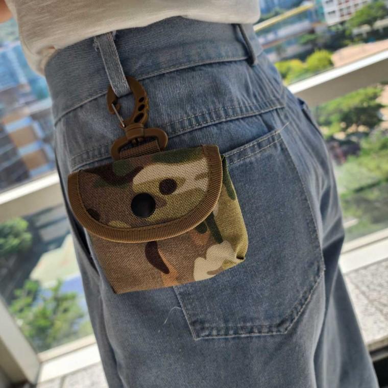 휴대용 카모 레저 파우치 힙색