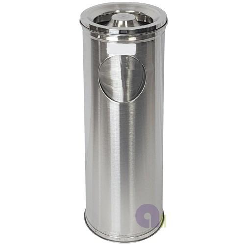 재떨이A형스텐휴지통/40L/재떨이휴지통/재털이휴지통