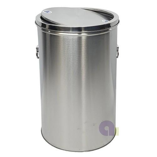 뱅뱅이스텐휴지통/110L/스윙형휴지통/스텐쓰레기통