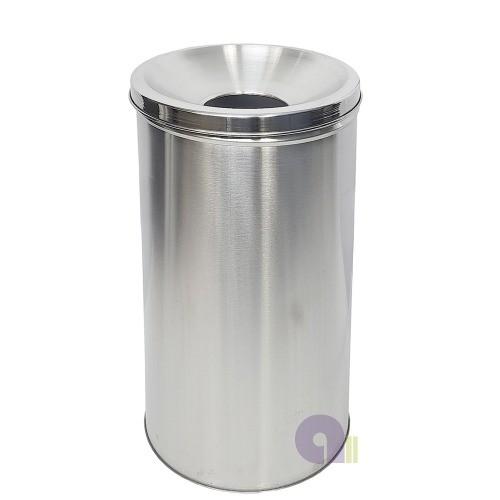 홉바형스텐휴지통/65L/실내스텐휴지통/스텐쓰레기통
