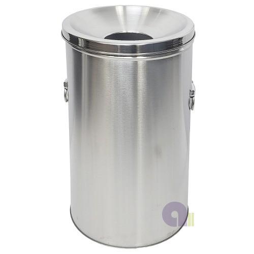 홉바형스텐휴지통/110L/실내스텐휴지통/스텐쓰레기통
