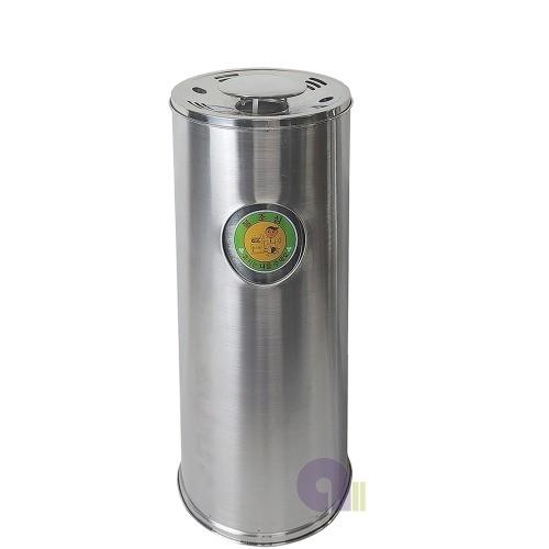재떨이스텐휴지통/22L/재떨이휴지통/스텐재떨이