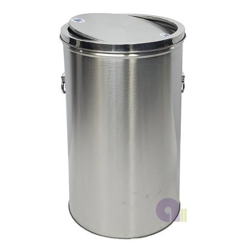 뱅뱅이스텐휴지통/80L/스윙형휴지통/스텐쓰레기통