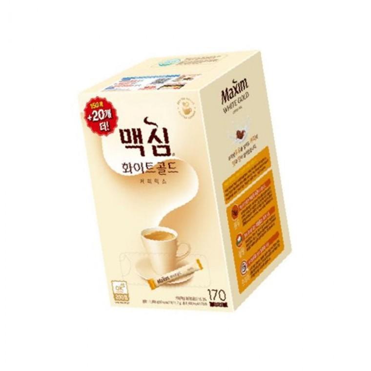맛난향긋한커피 믹스커피 맥심 화이트골드 커피믹스 스틱 170개