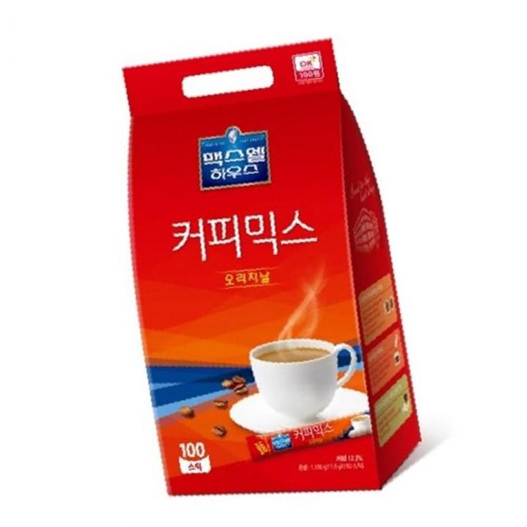 맛난향긋한커피 달달한 맥스웰하우스 오리지널 커피믹스 100개