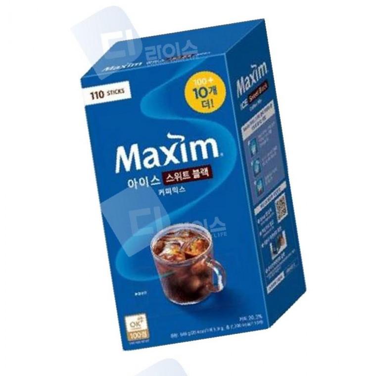 맛난향긋한커피 달달한 맥심 아이스블랙 커피믹스 330개 110개 x3개 No크림