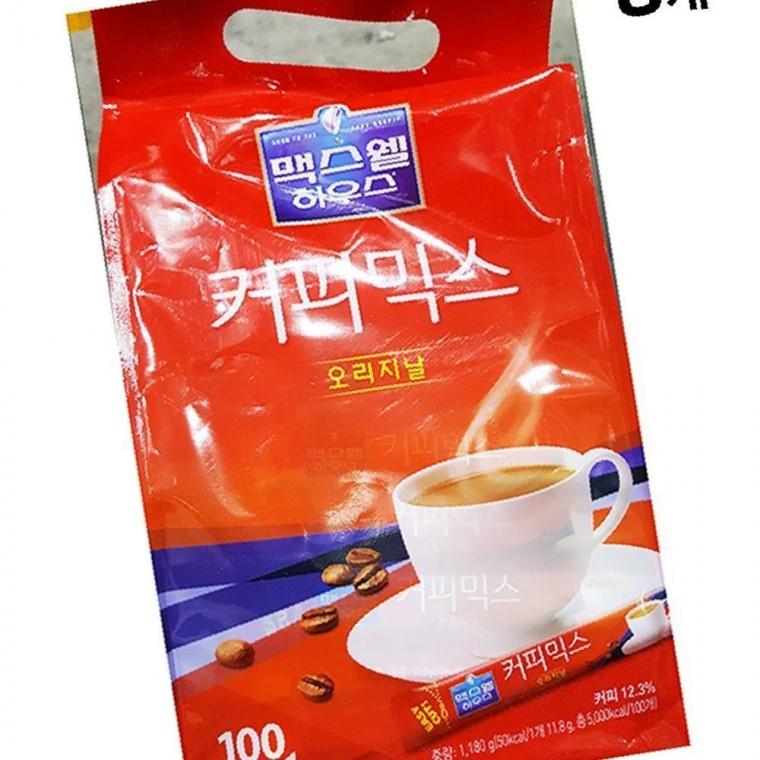 달콤한커피 달달한 일회용 커피믹스 맥스웰 100개 X8