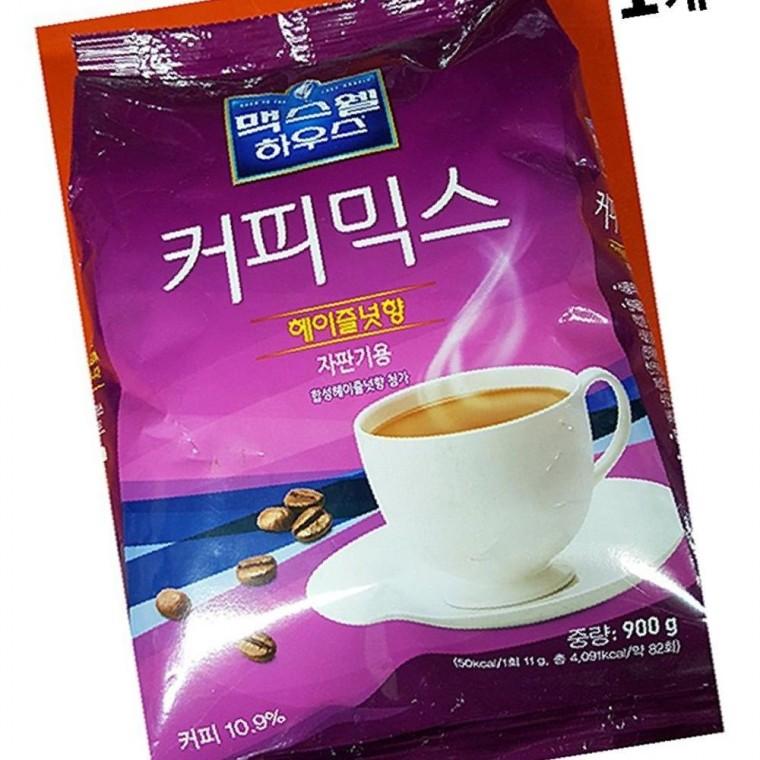 믹스커피 달콤한커피 자판기용 헤이즐넛 커피믹스 맥스웰 900g
