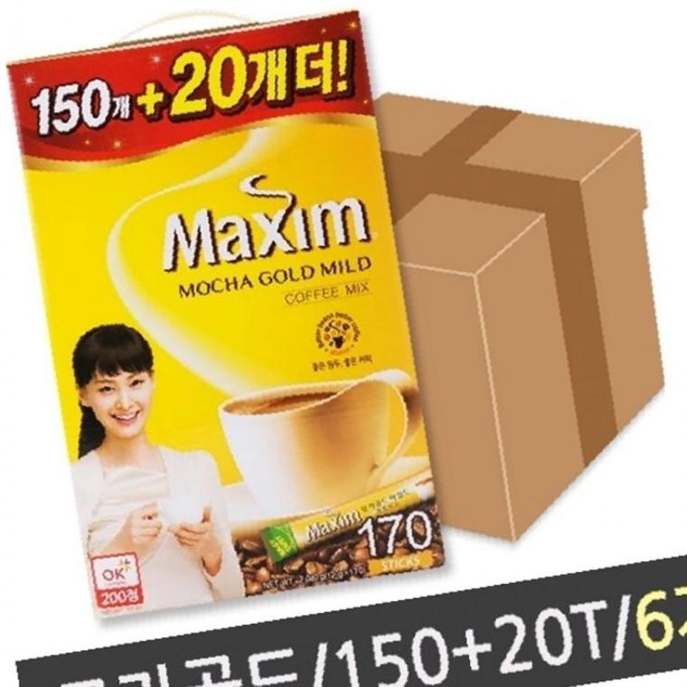 달콤한커피 달달한 맥심 모카골드 마일드 커피믹스 150개 20개 6개