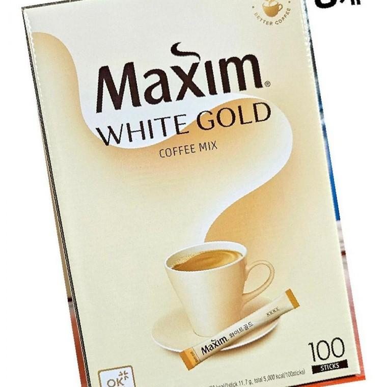 맛난향긋한커피 달달한 일회용 화이트 커피믹스 맥심 100개 X8