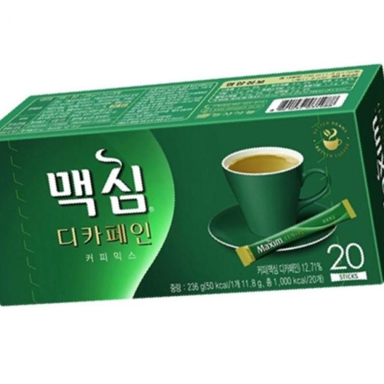 믹스커피 달콤한커피 맥심 디카페인 커피믹스 20개