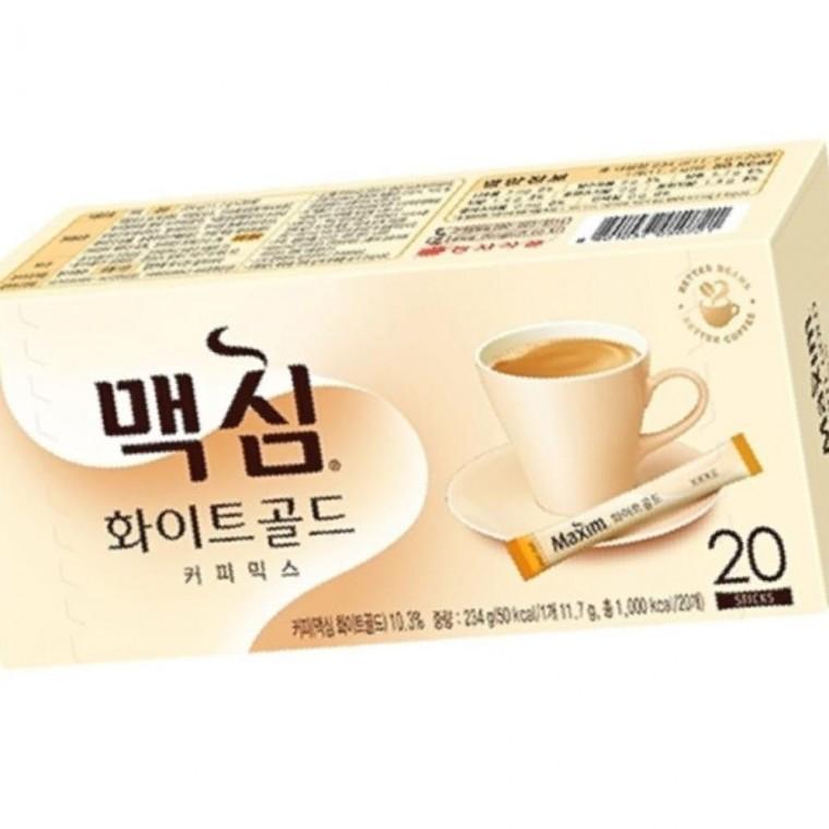 믹스커피 달콤한커피 맥심 화이트골드 커피믹스 20개