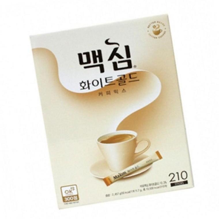 맛난향긋한커피 달달한 맥심 화이트골드 커피믹스 210개 x4개