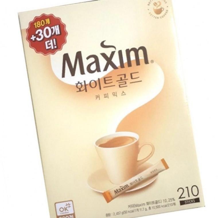 달달한 맛난향긋한커피 맥심 화이트골드 커피믹스 210개