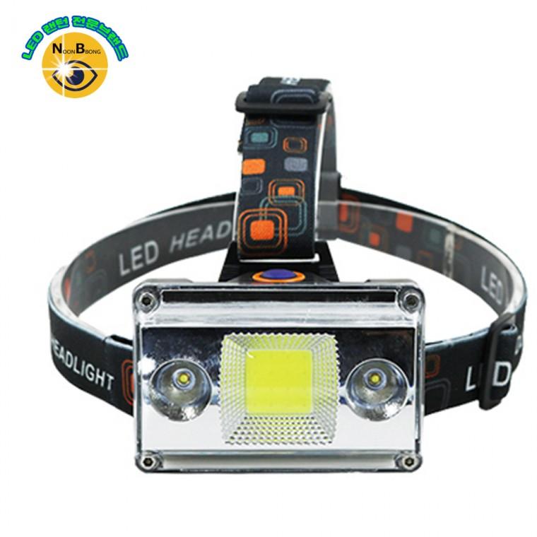 XPE COB LED 충전식 야외 등산 낚시 랜턴 헤드랜턴 6653헤드