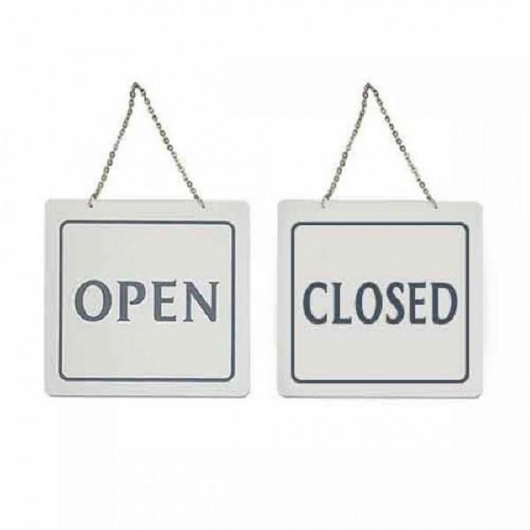 OPEN CLOSED 포멕스 양면 7901 200x200x5