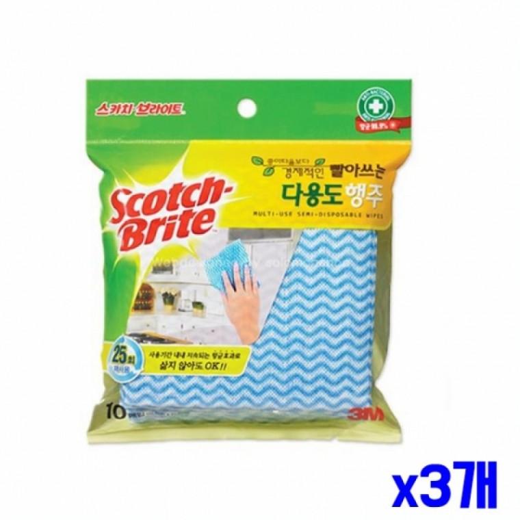 빨아쓰는 다용도 행주 10매입 x3개 일회용행주