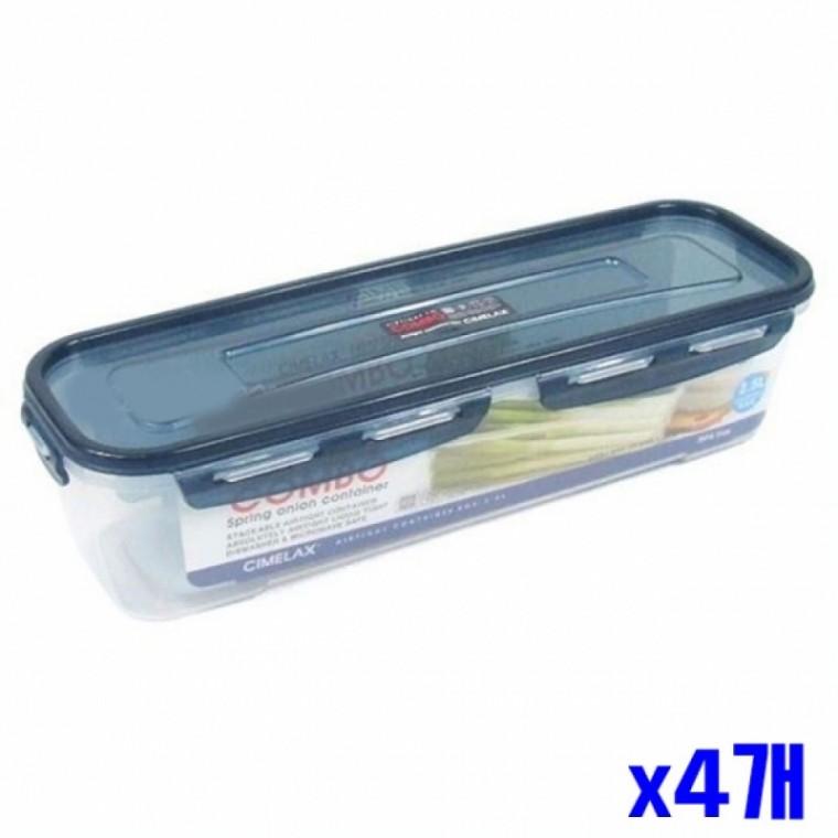 야채보관 시밀렉스 밀폐용기 2.5L x4개