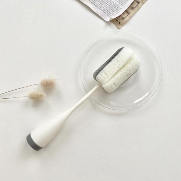 컵 텀블러 보온병 머그 세척 스펀지 브러쉬 스탠드형