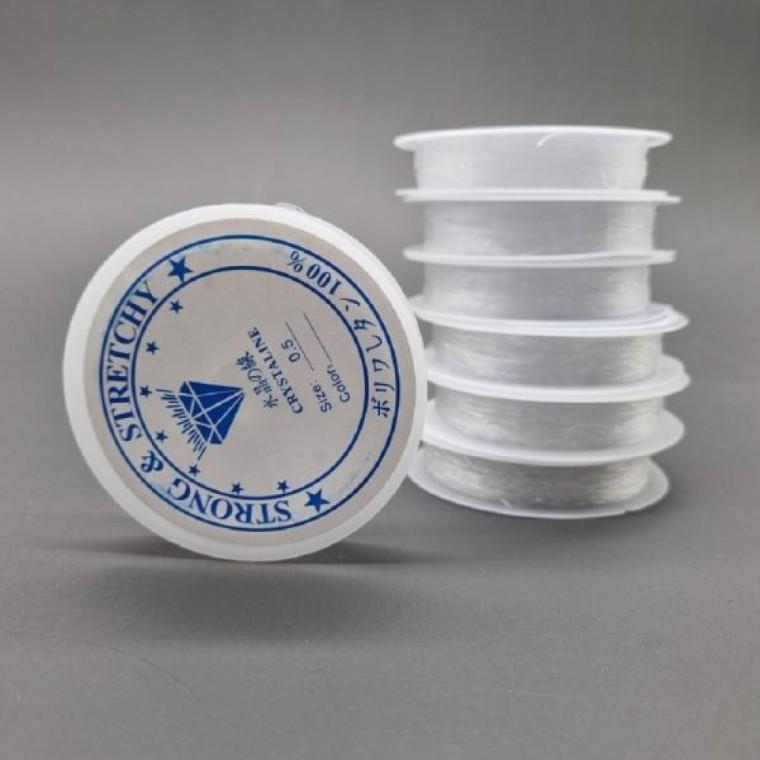 우레탄 줄 투명 탄성 비즈 공예 팔찌 목걸이 0.4mm-1.0mm