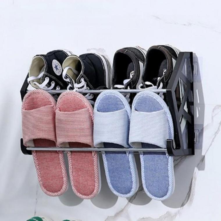 벽걸이 신발장 부착식 실외화 실내화 거치대 신발꽂이