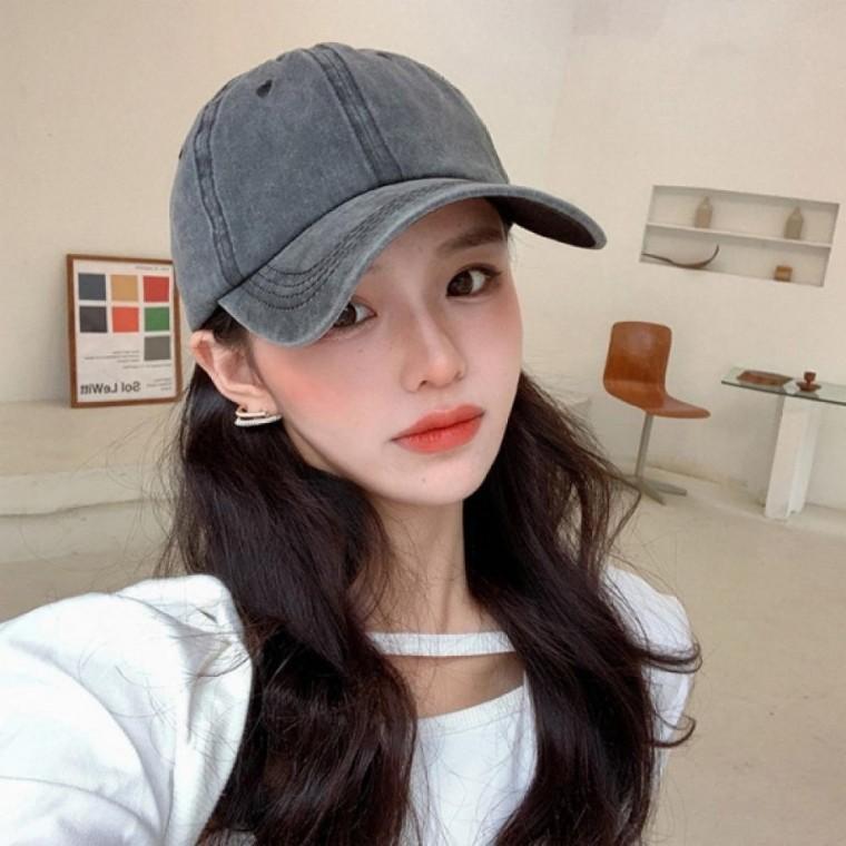 캐주얼 볼캡 캡모자 남여공용 워싱 빈티지 구제 6컬러