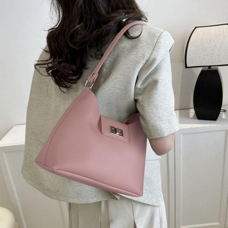 어성 숄더백 데일리 캐주얼 데이트룩 아이보리 핑크 블랙