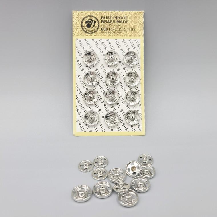 의류 수선 메탈 스냅단추 10mm 똑딱단추 12p
