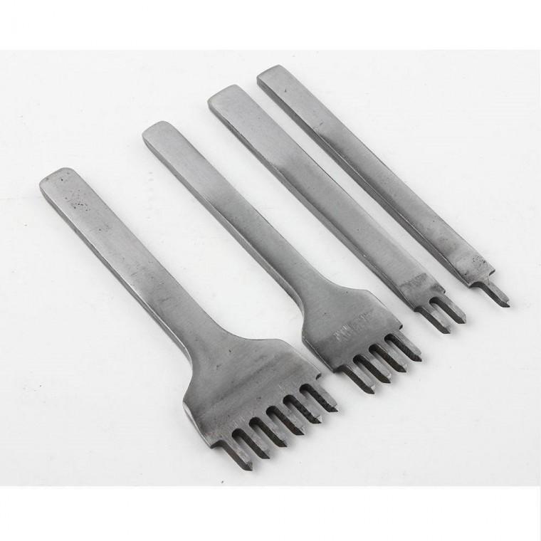 목타 가죽공예 5mm DIY 펀칭기 치즐 그리프 구 칭 스티 자켓만들기