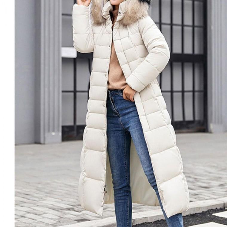여성 데일리 따뜻한 캐주얼 롱 필수 겨울 패딩 자켓 잠바 레트로 재킷